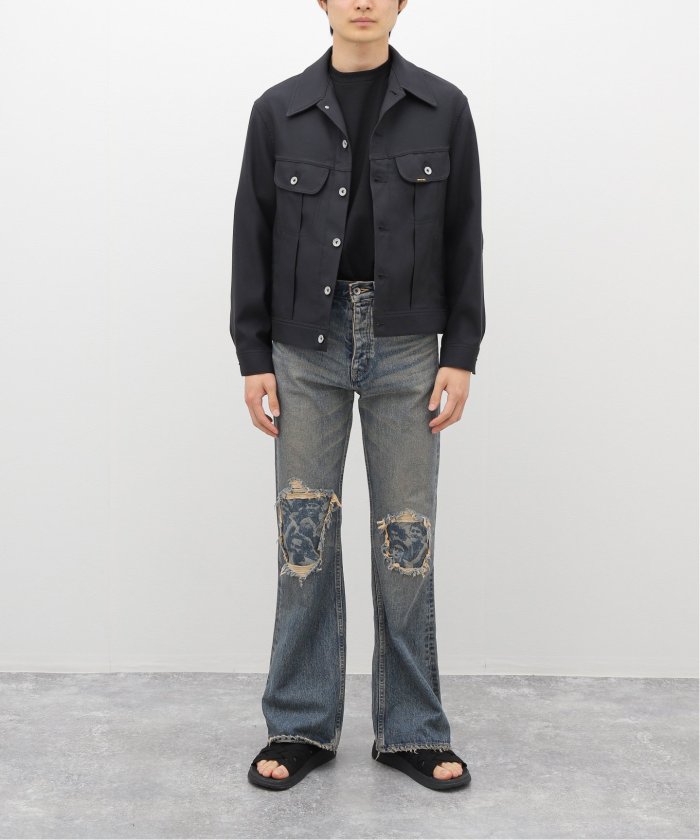 国産品 Flare Pants Damage DAIRIKU 21ss Damage - Flare 27インチ ...