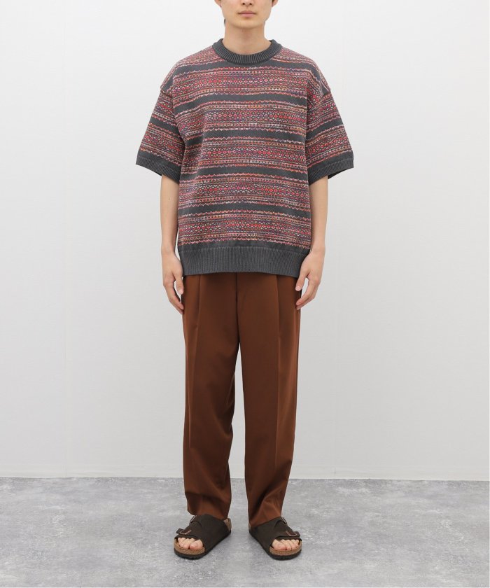 セール】【REVERVE】MIXBORDERKNIT S/S RV23S002(505351093) | フォー