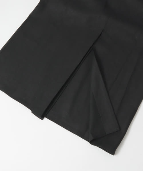 【beige】デザインスリットイージータイトスカート