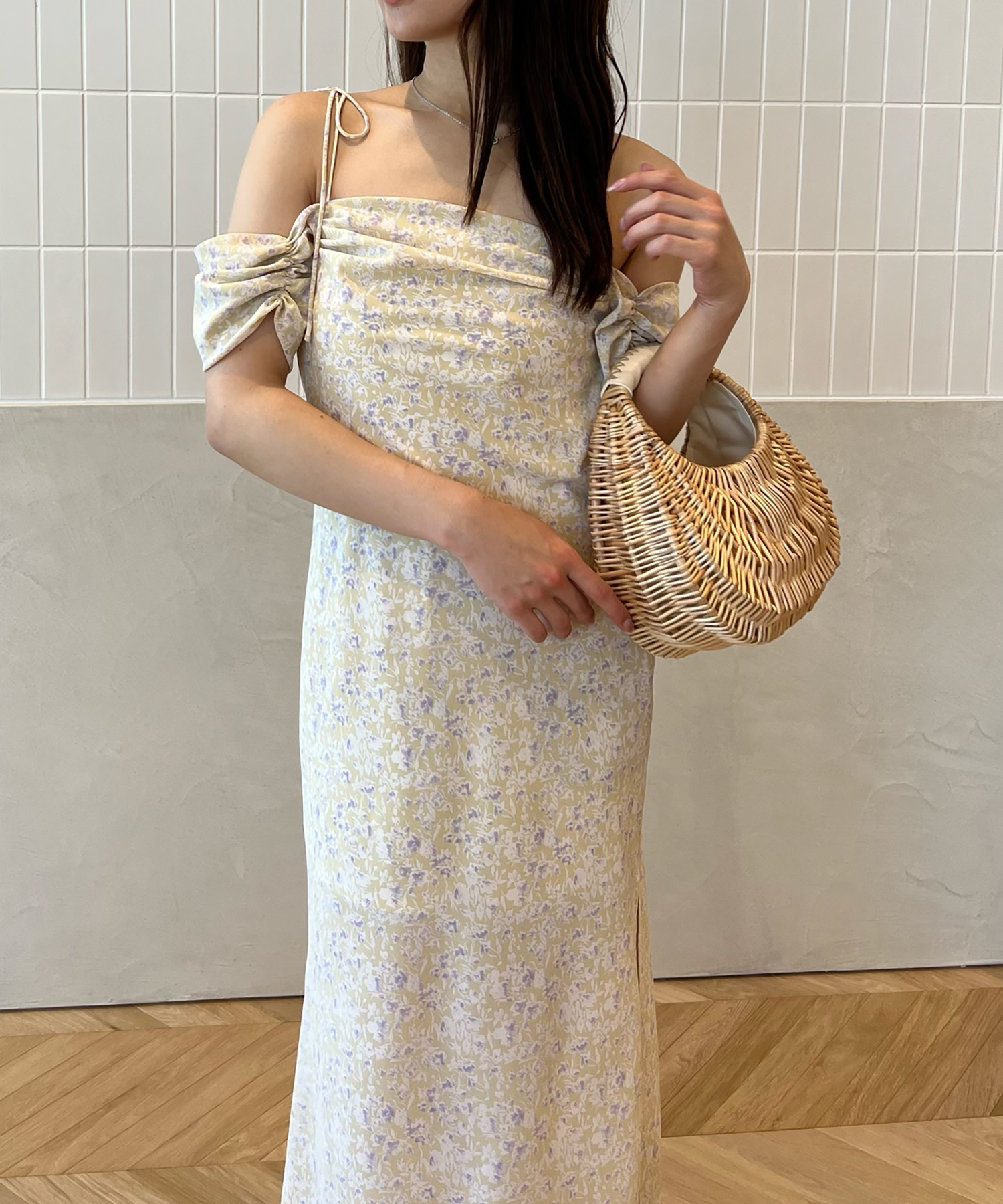 エイミーイストワール eimy istoire フラワープリントオフ