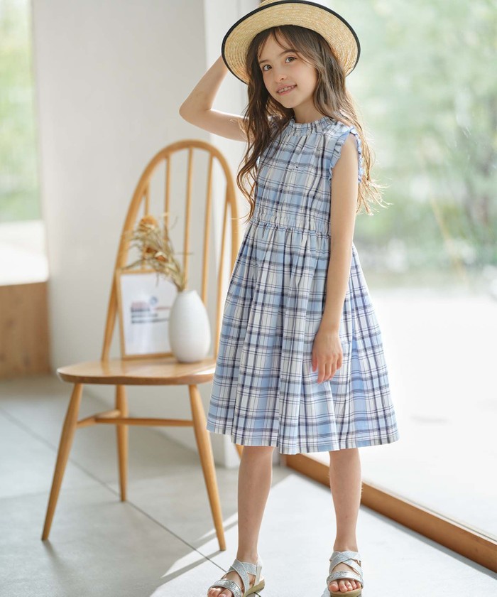 セール 30%OFF】【110－140cm】オーガニックコットンチェック