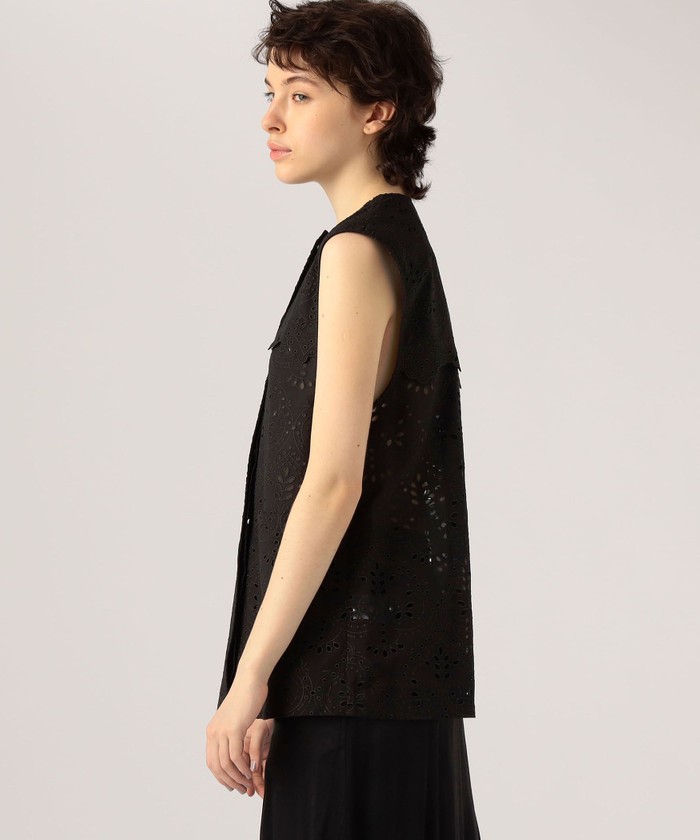 セール 40%OFF】ダマスクスレースエンブロイダリー クルーネック セール 40%OFF】ダマスクスレースエンブロイダリー クルーネック