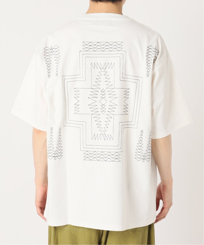 PENDLETON / ペンドルトン】別注 バックプリントパターン刺繍T