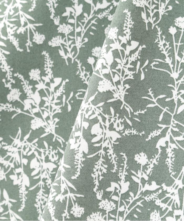 セール 30%OFF】小花柄ウエストシャーリングノースリーブ