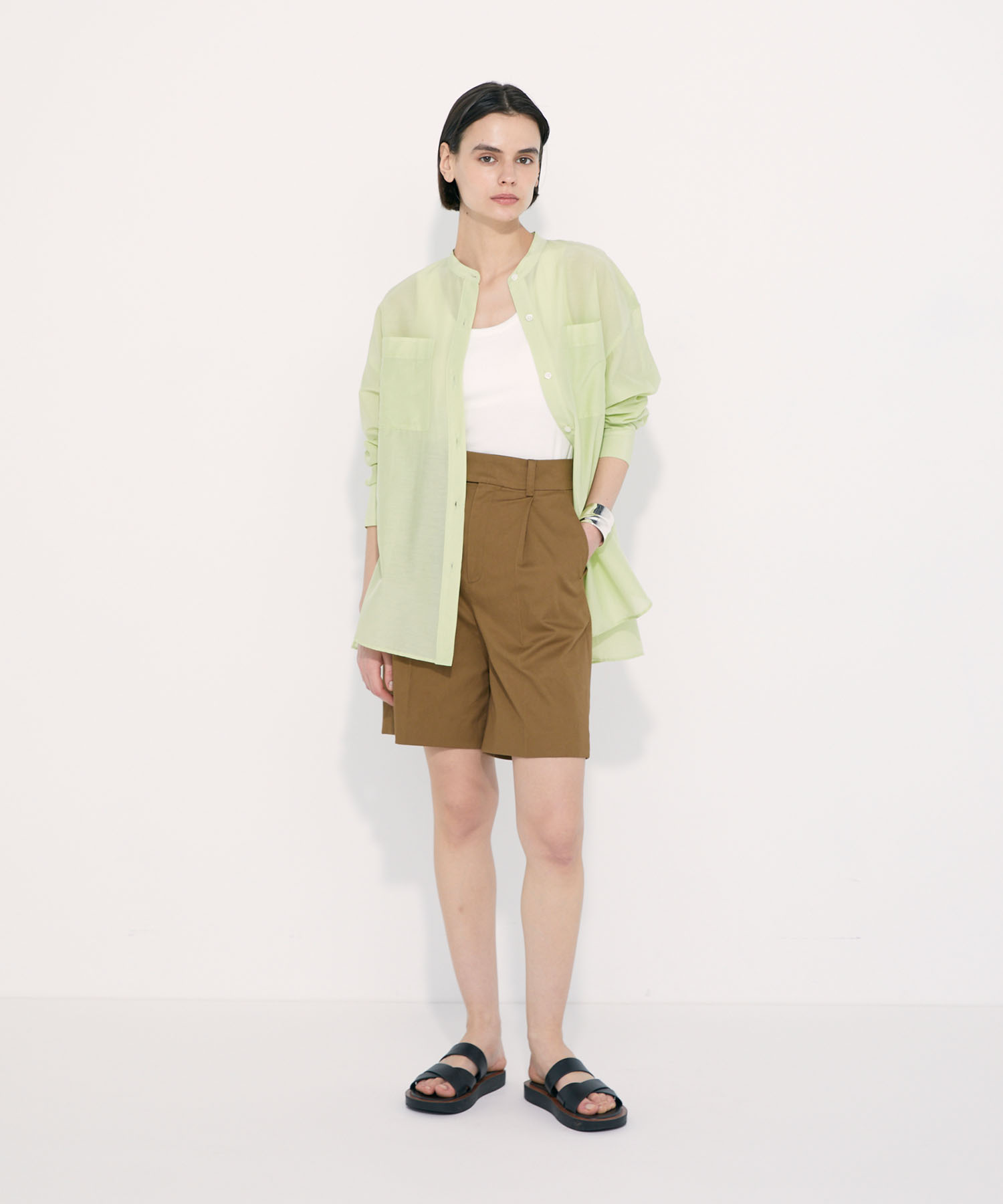 セール 60%OFF】ノーク N.O.R.C コットンリネンショートパンツ