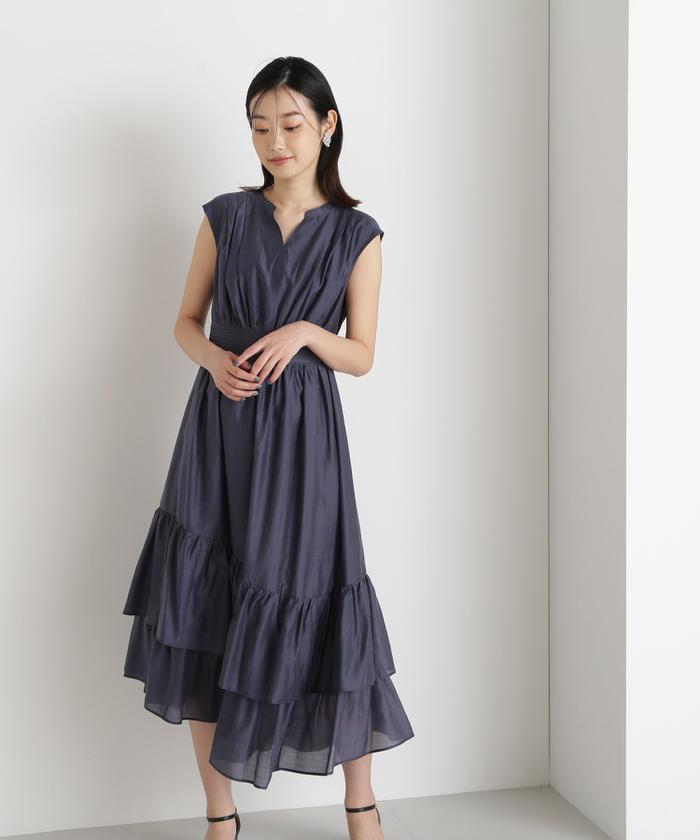 シアーティアードワンピース23AW(505371458) | ナチュラル