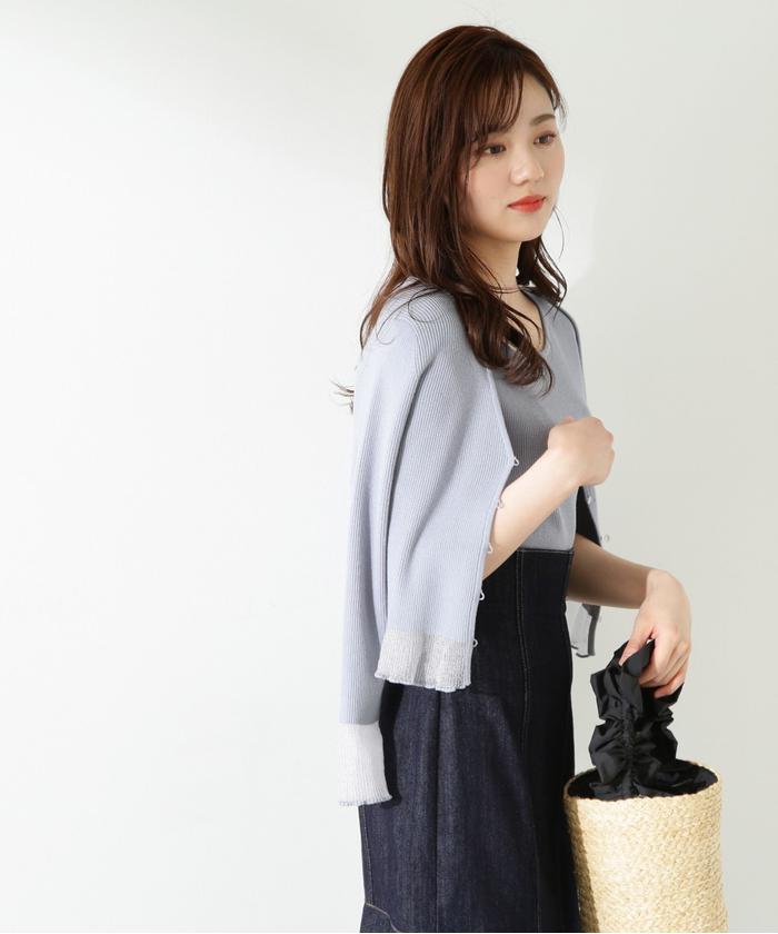 ☆美品☆ プロポーションボディドレッシング シアースリーブカーディガンセット セール 50%OFF】シアースリーブカーディガンセット(505337776