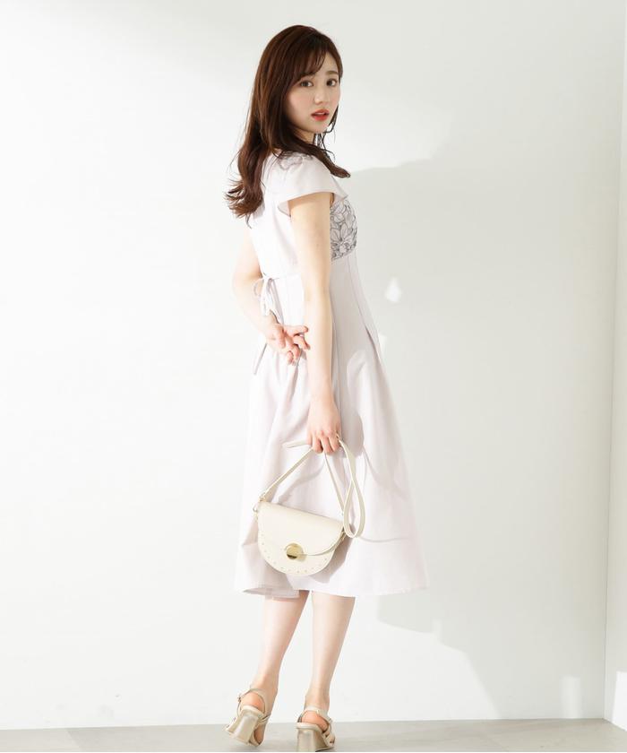 PROPORTION BODY DRESSINGカットワーク刺繍シャツワンピース PROPORTION BODY DRESSING｜カットワーク刺繍シャツワンピース