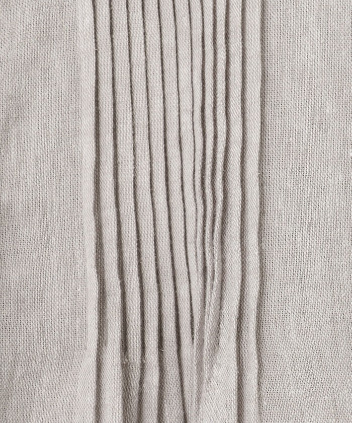 セール 30%OFF】【SLOW/洗える】リネンコットン シャツワンピース