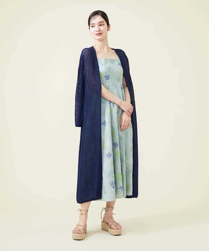 セール 50%OFF】サンゴモチーフ刺繍キャミソールドレス