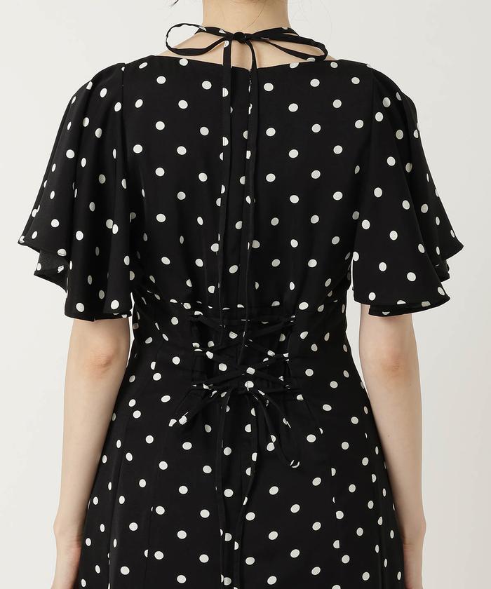 Reformation/Shyla ドット柄 ドレス ワンピース Reformation Shyla Midi Dress | Nordstrom