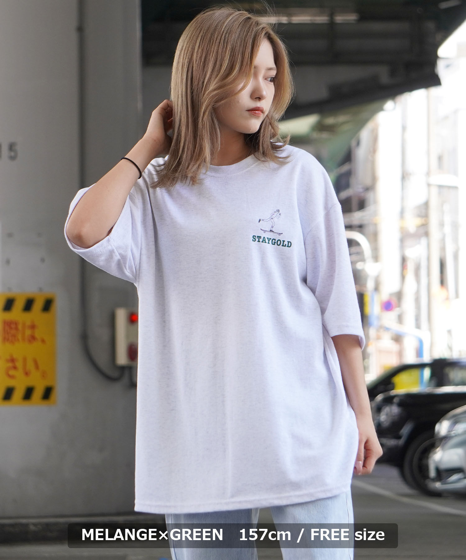 ワンフォークロージング 1111clothing オーバーサイズ Tシャツ