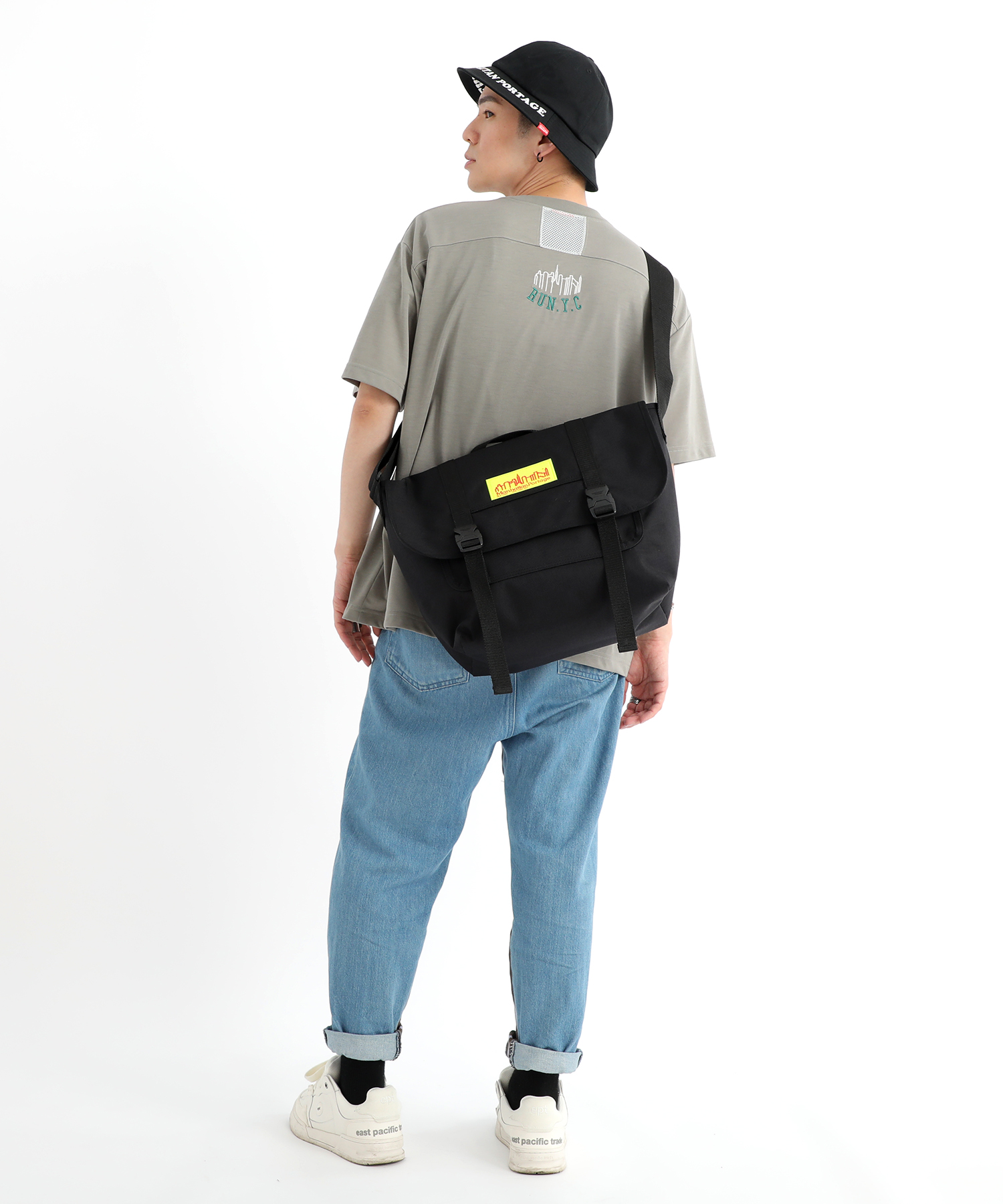 美品 Manhattan Portage 限定 メッセンジャー 反射イエロータグ