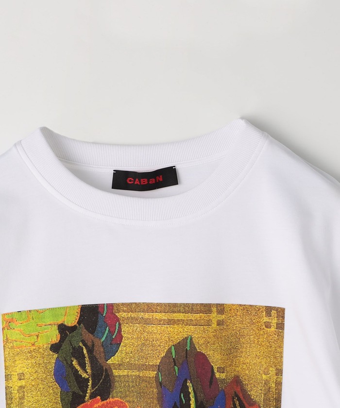 CABaN スビンコットン IBIZA プリントTシャツ(505375234) | CABaN