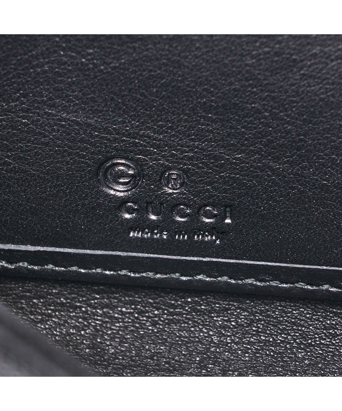極美品✨グッチ　長財布　ラウンドファスナー シマレザー　ブラック　GG グッチ GUCCI ラウンドファスナー長財布 544473 ブラック
