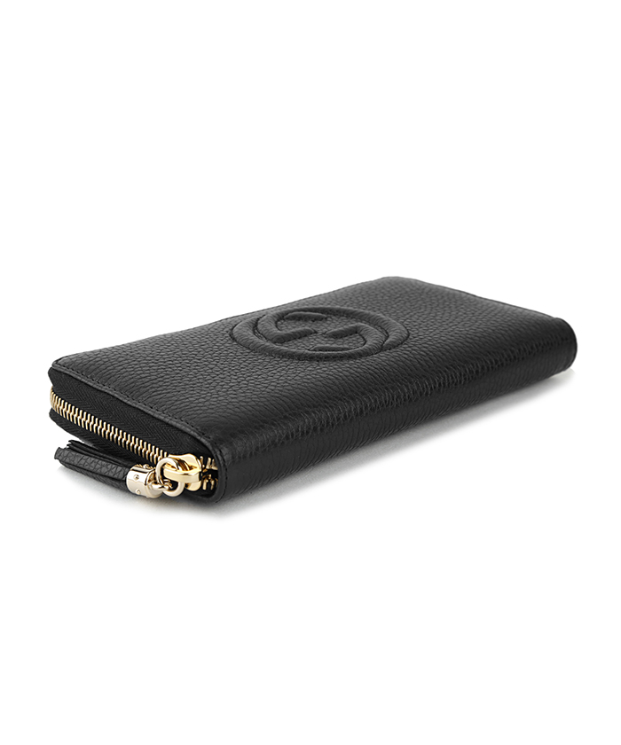 GUCCI 長財布 598187 A7M0G GUCCI グッチ 財布 長財布 598187 A7M0G ブラック ソーホー