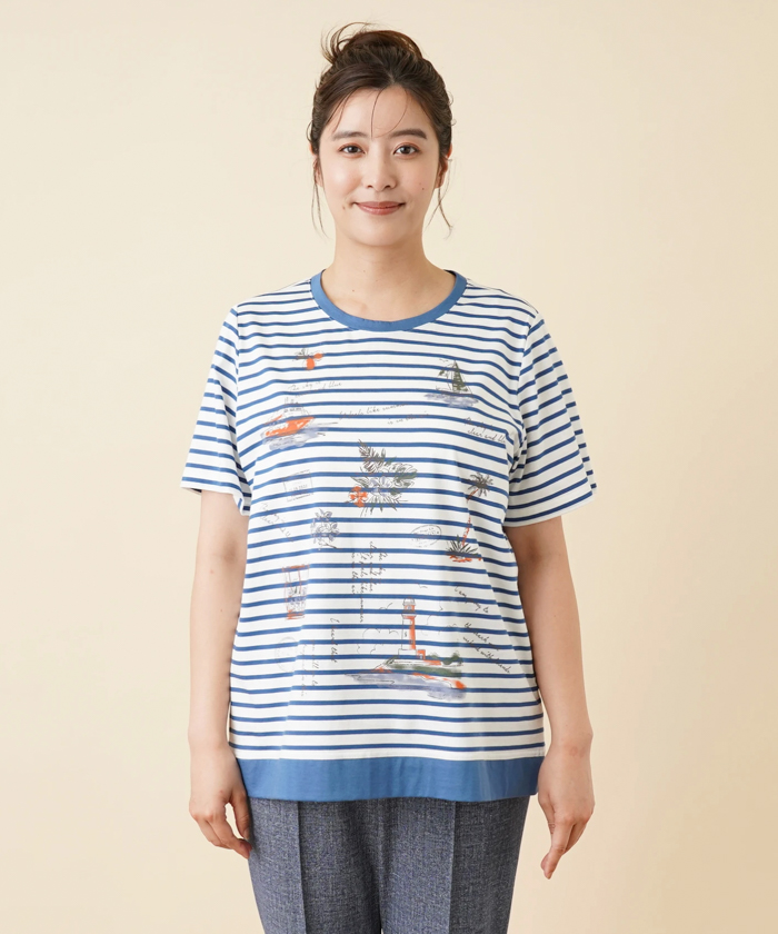 レリアン13号➕　サマーニットTシャツ レリアン13号➕サマーニットTシャツ