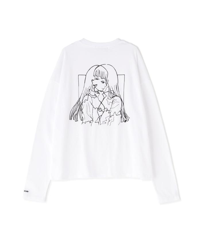 gibous×LHP/ギボス×エルエイチピー/Twins girl long Tshirt