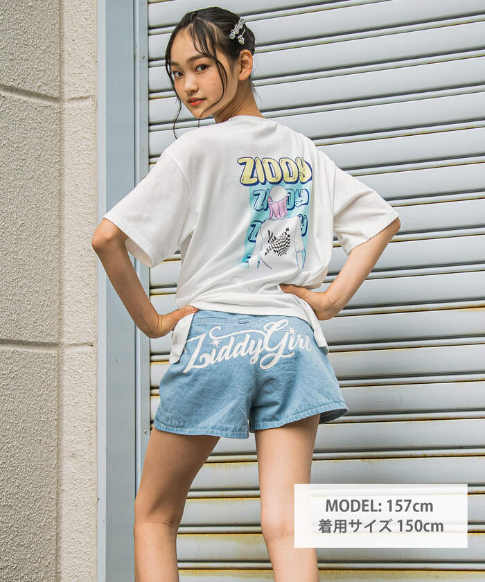 セール】【 ニコ☆プチ 掲載 】オンナノコバックプリントTシャツ
