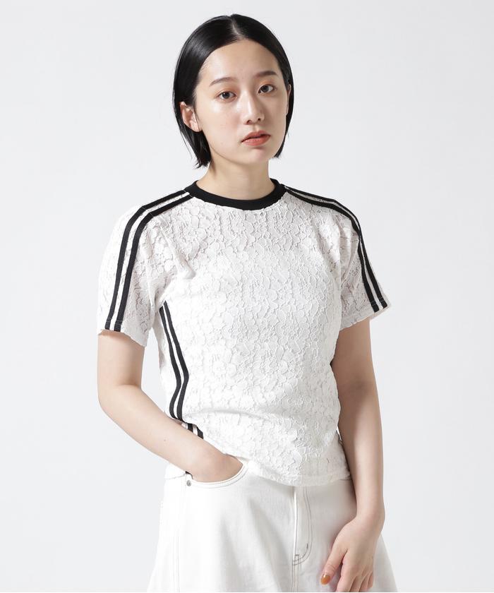 メゾンスペシャルmaison specialサイドラインレーストップスtシャツ メゾンスペシャルmaison specialサイドラインレーストップスtシャツ