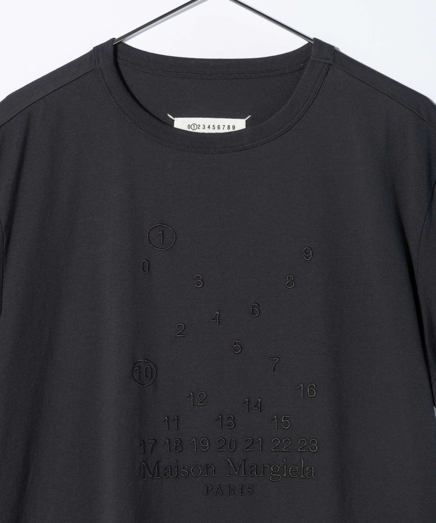 ☆Maison Margiela☆ ロゴ ナンバリング コットン 半袖Tシャツ Maison Margiela (メゾン マルジェラ) ナンバリングロゴ クルー