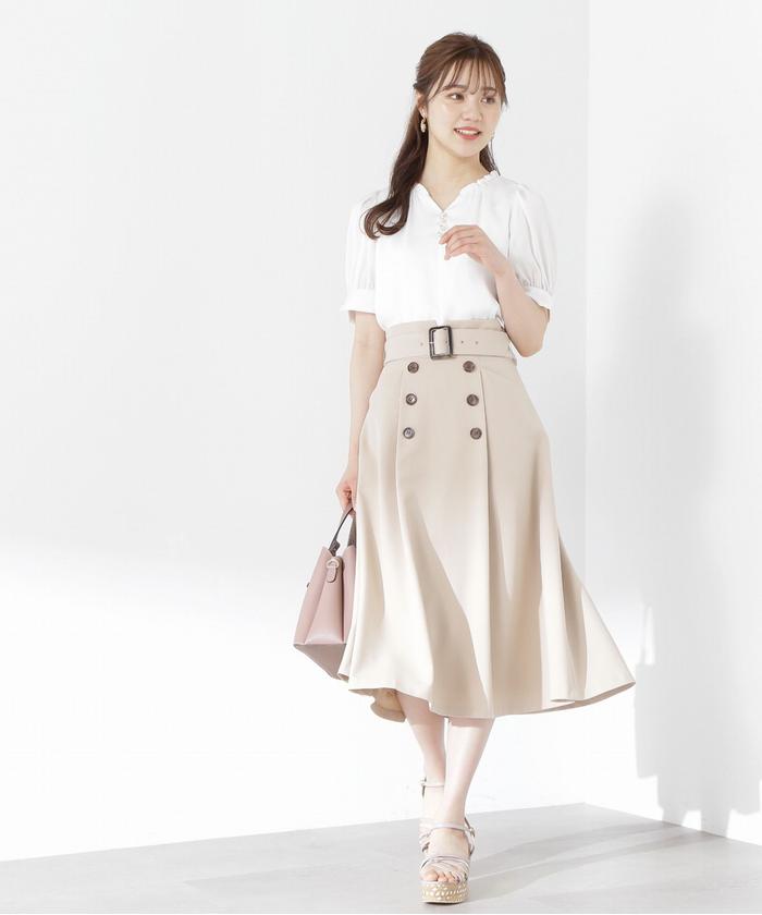 Proportion Body Dressing❤︎チェックベルトトレンチスカート PROPORTION BODY DRESSING（プロポーションボディドレッシング