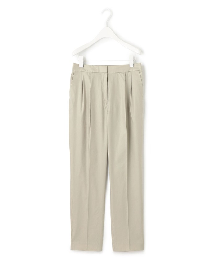 ICB新品 【接触冷感・洗える】サイズ6 エステルラミーチンツ テーパードパンツ ICB パンツ 「接触冷感・洗える」エステルラミーチンツ