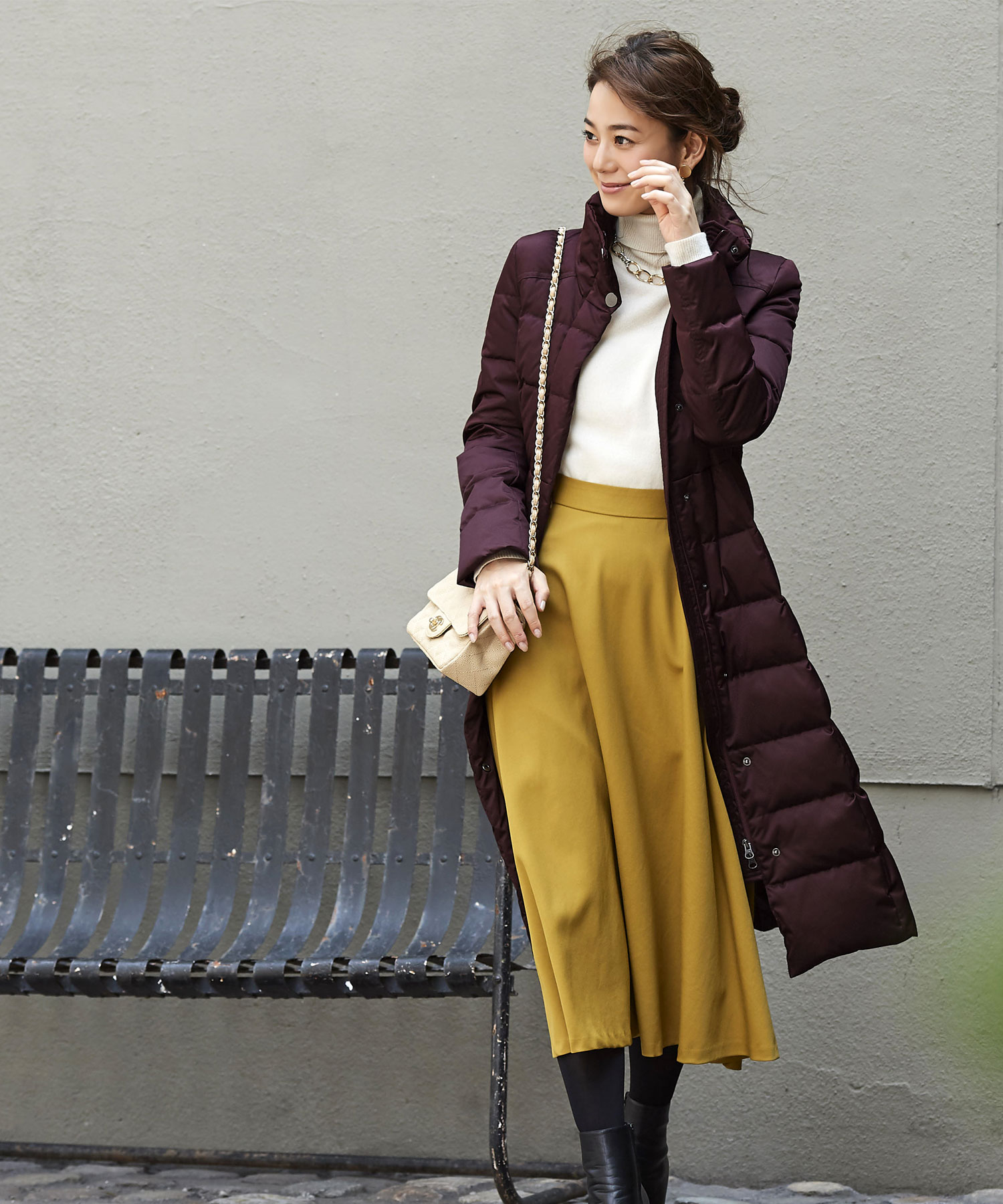 ルイルエブティック RUIRUE BOUTIQUE リバーシブルダウン