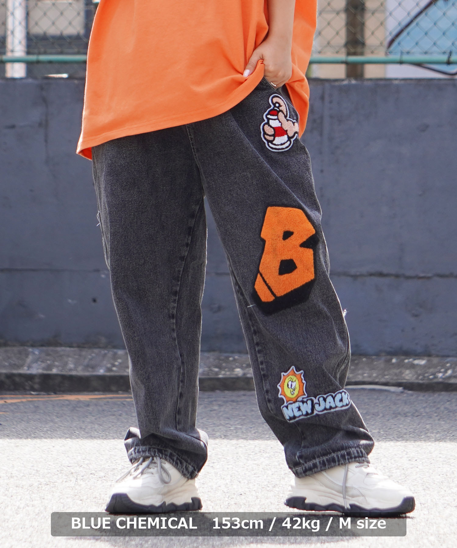 【VETEMENTS】オレンジ Kenny オーバーサイズ フーディ ONEITA/オニータ】Super heavy weight Chemi wash L/S tee