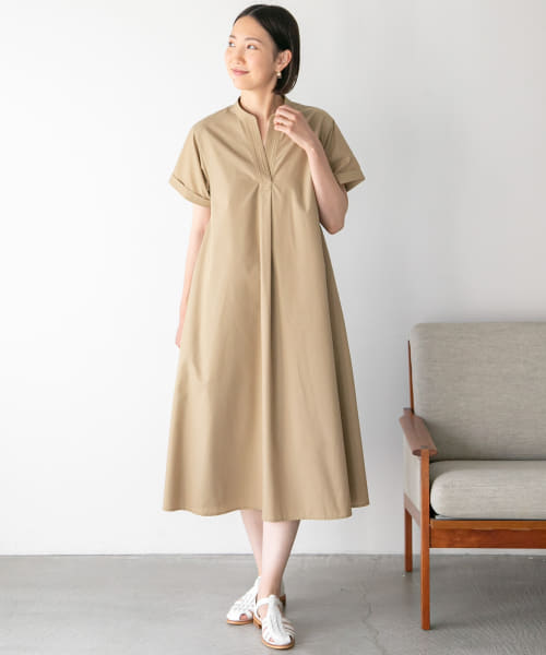 クーポン】【セール 30%OFF】2WAYシルエットスキッパーワンピース