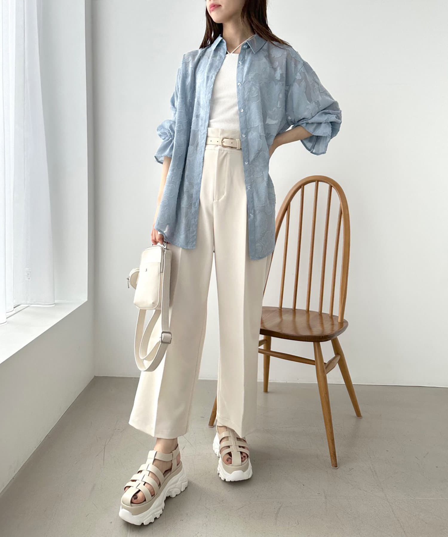 セール 40%OFF】ベルト付きスラックスパンツ(505370997