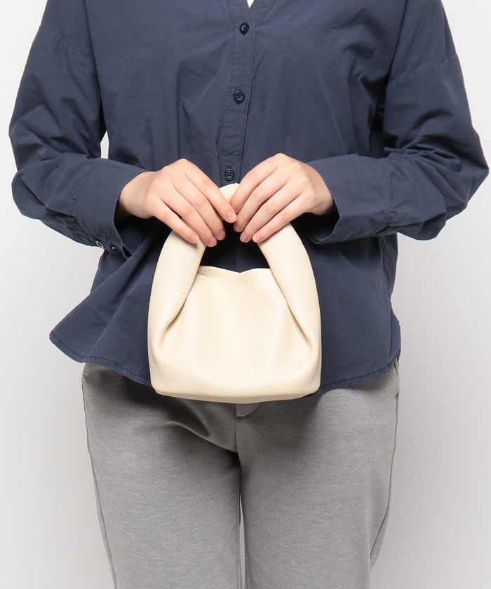 【KHAITE】オードリートップハンドルバッグ セージペブルレザー KHAITE レディース | NET-A-PORTER