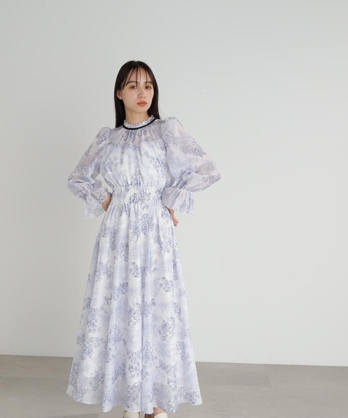 JILL by JILL STUART トワルドジュイ ワンピ ブルー 新品