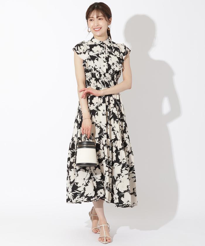 フラワーティアードシャツワンピース(505380104) | AND COUTURE
