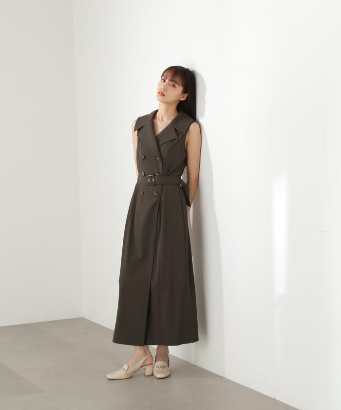 JILLSTUART ケープカラー2Wayトレンチワンピース ケープカラー2Wayトレンチワンピース(505380127) | ジル バイ