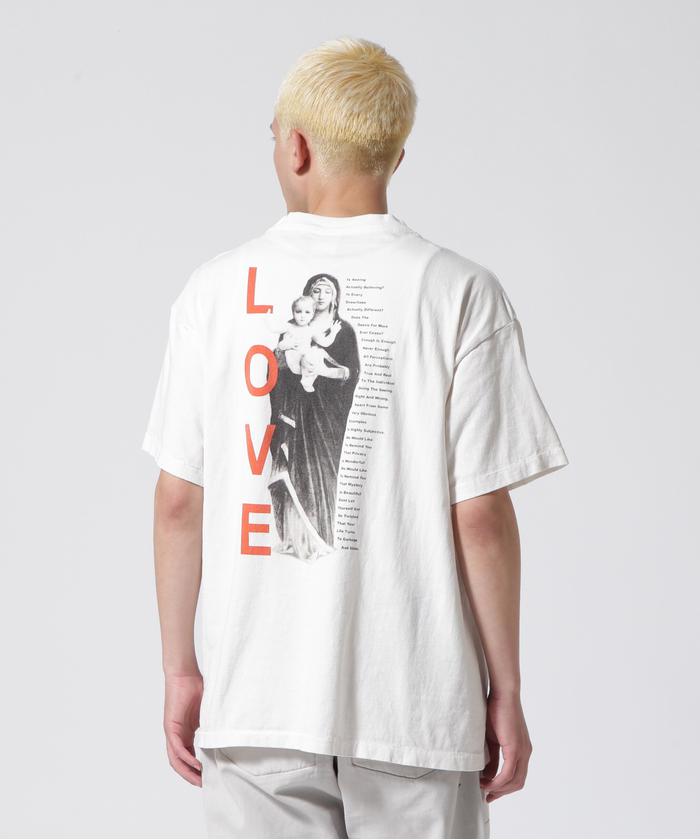 23ss SAINT MICHAEL セントマイケル ライフマリア Tシャツ SAINT MICHAEL/セント マイケル/SS TEE/LIFE MARIA/WHITE