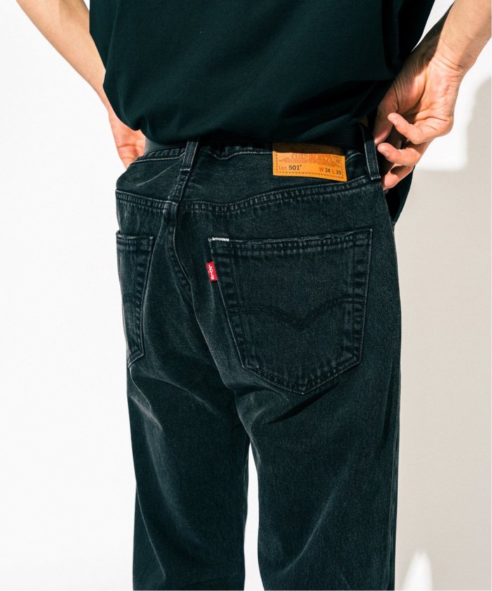 エディフィス別注　LEVI'S 501 ブラックデニム W 33 L 28 Levi's for EDIFICE】別注トラッカーJK & 501 ブラックデニムが