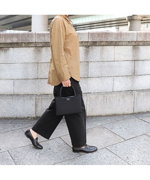 kate spade NEW YORK リボントートバッグ　黒 マンハッタン ラビット エンブロイダード ラージ トート