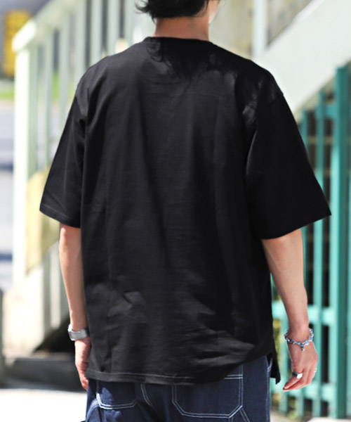 ラグスタイル LUXSTYLE フラワーベアープリント半袖Tシャツ/T