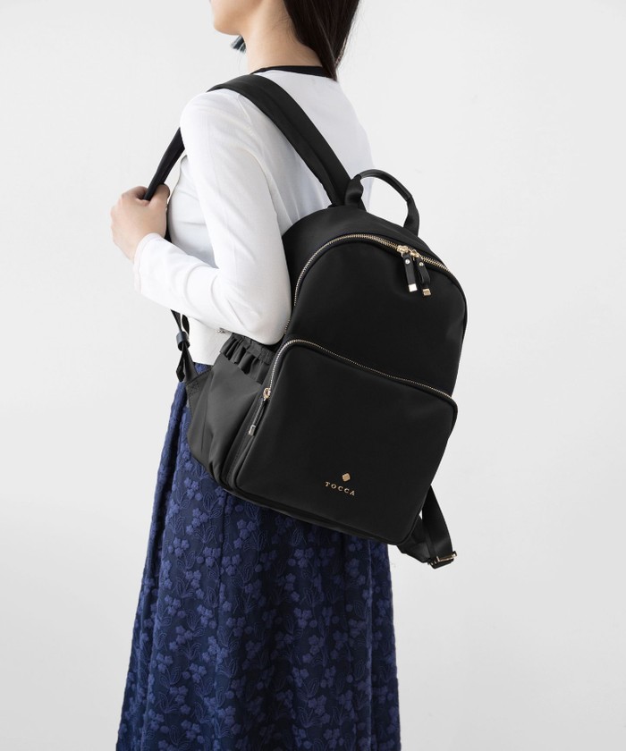 A4サイズ対応・撥水】SIDE FRILL BACKPACK バックパック A4サイズ対応・撥水】SIDE FRILL BACKPACK バックパック