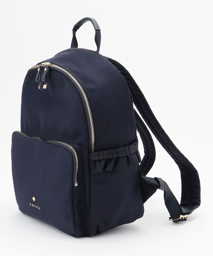A4サイズ対応・撥水】SIDE FRILL BACKPACK バックパック A4サイズ対応・撥水】SIDE FRILL BACKPACK バックパック