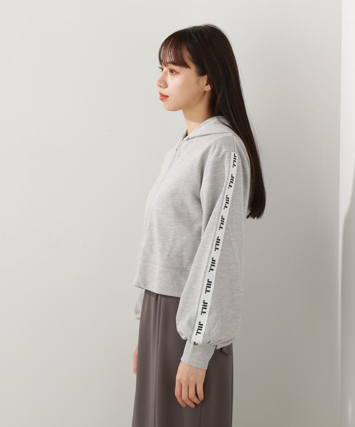 【新品】JILL by JILL STUART パーカー ロゴテープ付パーカー | JILL by JILL STUART（ジル バイ ジル