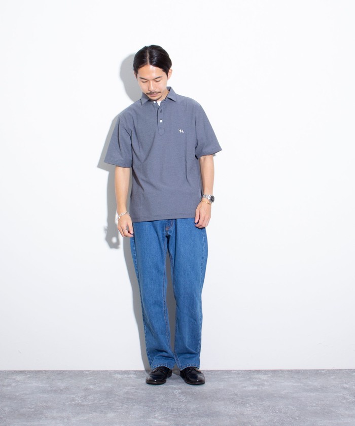 90s フランス企画 フレンチラコステ Lacoste 長袖 ポロシャツ