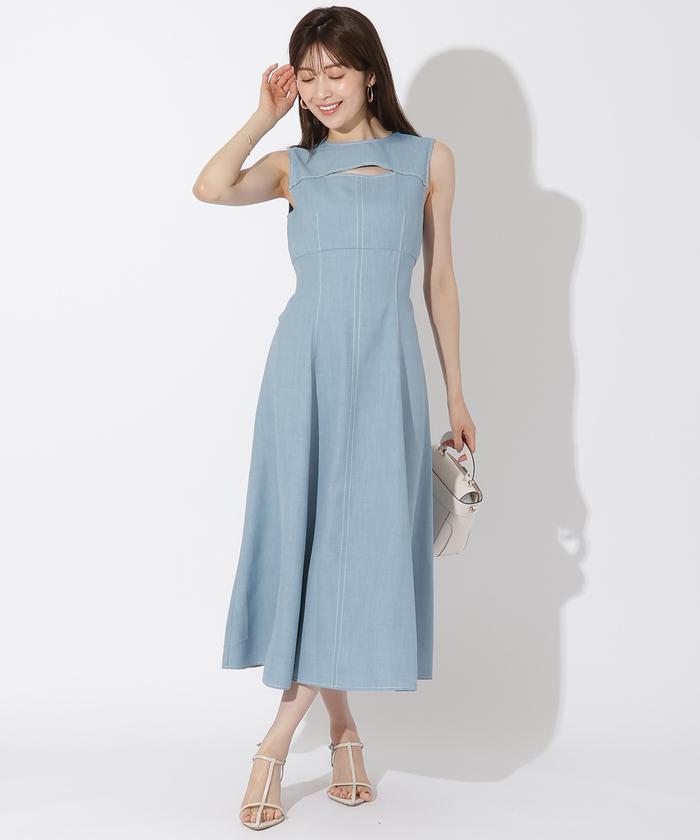 セール】デコルテ開きワンピース(505380103) | AND COUTURE(AND