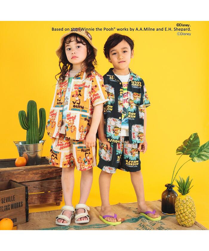 セール 37%OFF】ディズニーキャラクターアロハシャツ(505148888