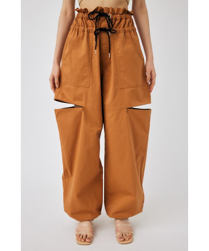 DOUBLE WAIST UTILITY パンツ MOUSSY | DOUBLE WAIST UTILITY パンツ (パンツ ) |SHEL'TTER