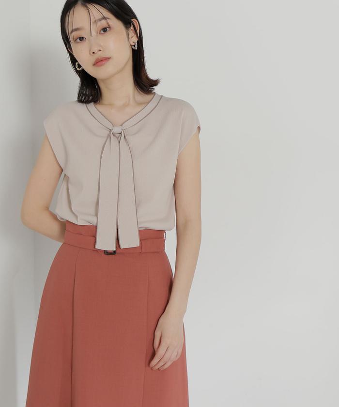 セール 30%OFF】バイカラーリボンボウニット(505387968