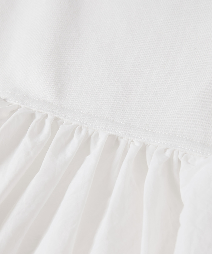 ADAM ET ROPE アダムエロペ　RENU タフタティアードTEE 楽天市場】RENUタフタティアードTEE ADAM ET ROPE' FEMME