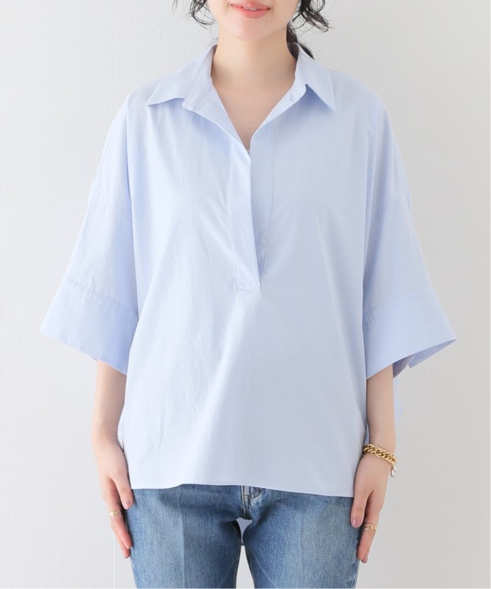 plage R’IAM フォルムTブラウス　ホワイト R'IAM フォルムTブラウス（シャツ／ブラウス）｜Plage