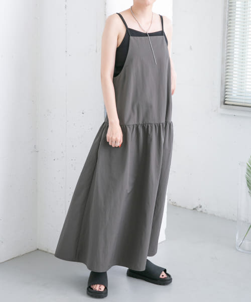 セール 20%OFF】ダブルストラップキャミワンピース(505389319